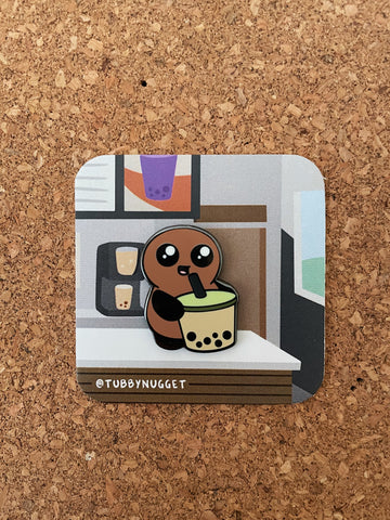 This is a picture of the boba pin